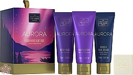 Духи, Парфюмерия, косметика Набор - Scottish Fine Soaps Aurora Luxurious Gift Set (sh/gel/75ml + b/oil/75ml + h/cr/75ml + soap/40g)