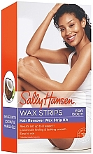 Парфумерія, косметика Набір для видалення волосся з тіла - Sally Hansen Hair Remover Wax Strip Kit Body