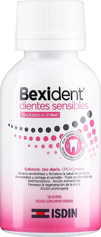 Ополаскиватель для полости рта для чувствительных зубов - Isdin Bexident Sensitive Teeth Mouthwash — фото N1