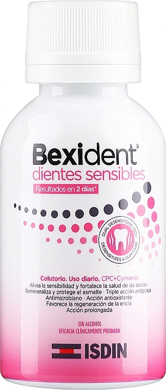 Ополіскувач для ротової порожнини для чутливих зубів - Isdin Bexident Sensitive Teeth Mouthwash — фото N1