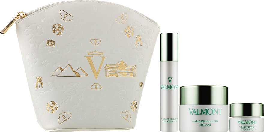 Набір - Valmont V-Shape Firming Discovery Set (f/cr/30ml + f/conc/15ml + eye/cr/5ml + bag) — фото N2