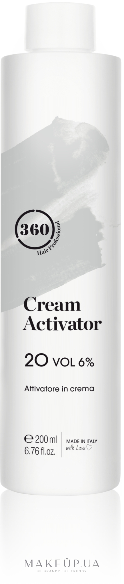 Активатор 360. Окисляющая эмульсия Cream Activator 20 Vol 6% 200 мл. Cream Activator 20 360. Активатор an-Activator 200мл. 360 Hair professional.