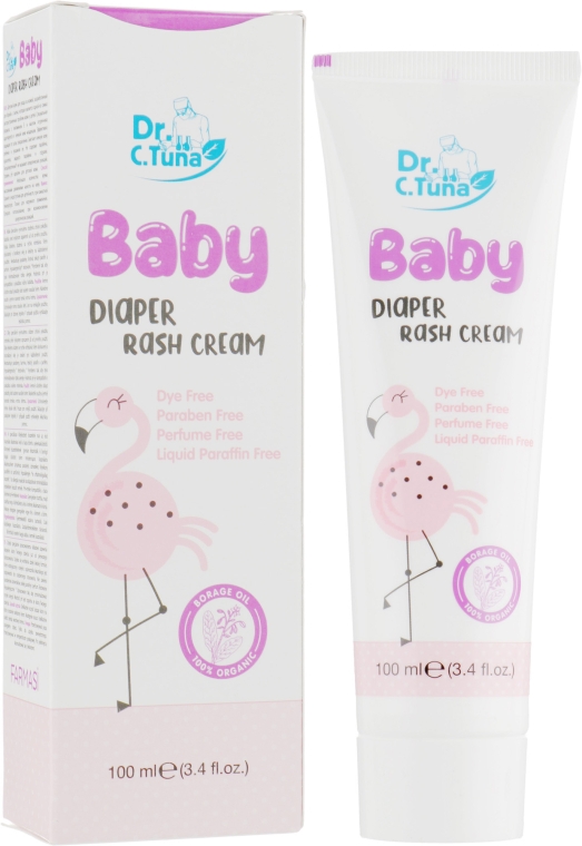 Детский крем против раздражения - Farmasi Baby Dr.C.Tuna Diaper Rash Cream