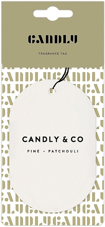 Ароматическая подвеска - Candly & Co No.4 Pinia & Paczuli Fragrance Tag — фото N1