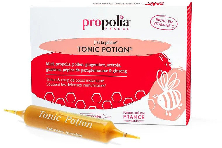 Харчова добавка "Tonic Potion" - Propolia Propolis Honey Ginger Acerola — фото N1