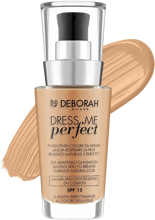 Тональна основа для обличчя - Deborah Dress Me Perfect Foundation SPF15 — фото N3