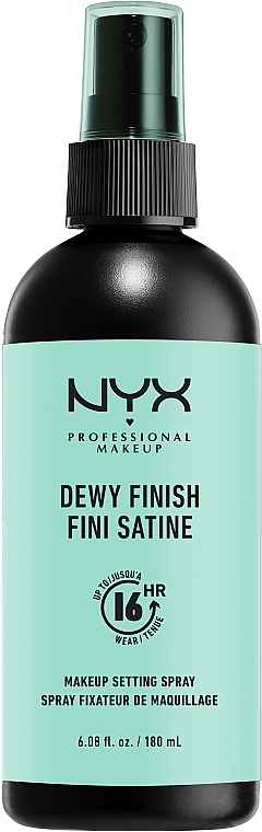 Спрей-фиксатор для макияжа с эффектом влажной кожи - NYX Professional Makeup Dewy Finish Long Lasting Setting Spray — фото N2