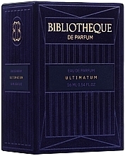 Bibliotheque de Parfum Ultimatum - Парфюмированная вода (мини)  — фото N2