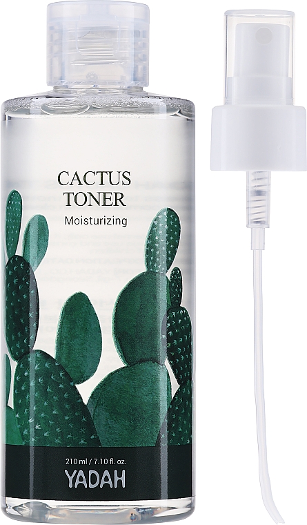 Зволожувальний тонік з опунцією - Yadah Cactus Moisturizing Toner (з розпилювачем) — фото N2