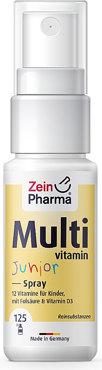 Харчова добавка-мультивітамінний спрей для дітей - ZeinPharma Multivitamin Junior Spray — фото N1