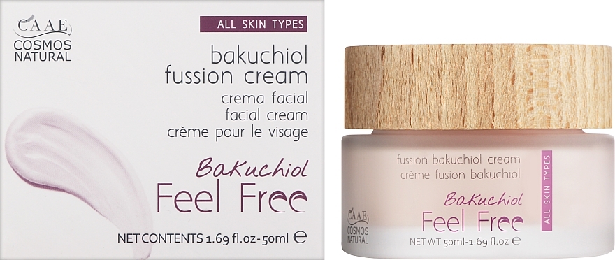 Антивіковий крем для обличчя з бакучіолом - Feel Free Bakuchiol Fusion Cream — фото N2