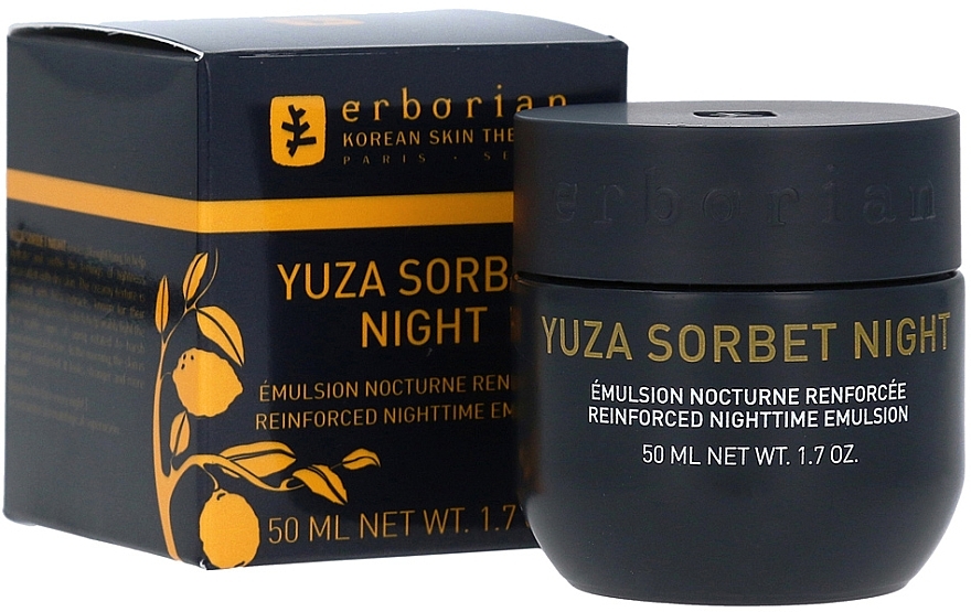 Крем нічний для обличчя  - Erborian Yuza Night Sorbet — фото N1