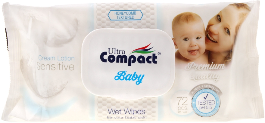 Детские влажные салфетки - Ultra Compact Sensetive
