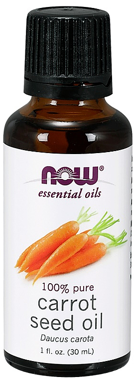 Ефірна олія насіння моркви - Now Foods Essential Oils 100% Pure Carrot Seed Oil — фото N1