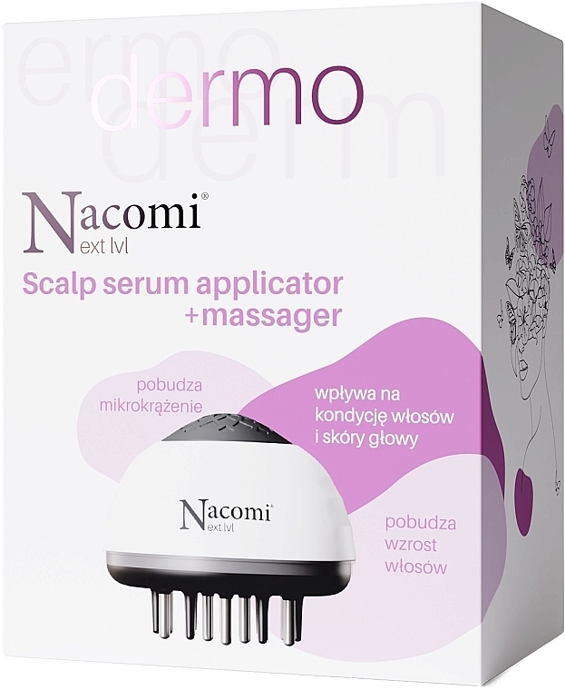 Масажер для шкіри голови - Nacomi Next Lvl Head Skin Serum Applicator + Massager — фото N2