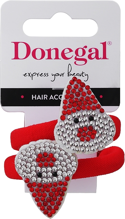 Резинки для волос, FA-5739, санта, 2 шт - Donegal — фото N1