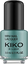 Парфумерія, косметика Лак для нігтів - Kiko Milano Mini Nail Lacquer