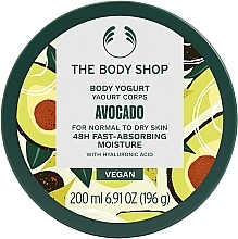Парфумерія, косметика Йогурт для тіла "Авокадо" - The Body Shop Avocado Body Yogurt
