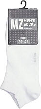 Носки мужские короткие RT1121-007, сетка, белые - Modna Zona — фото N1