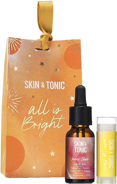 Набор - Skin&Tonic All Is Bright (f/oil/20ml + lip/balm/4,3g) — фото N1