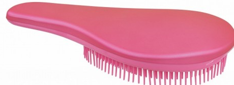 Щетка для пушистых и длинных волос, розовый металлик - Sibel Melo Metallic — фото N2