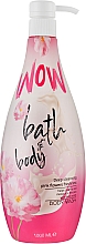 Гель для душа "Розовые цветы" - Wow Bath & Body Pink Flowers Body Wash — фото N1