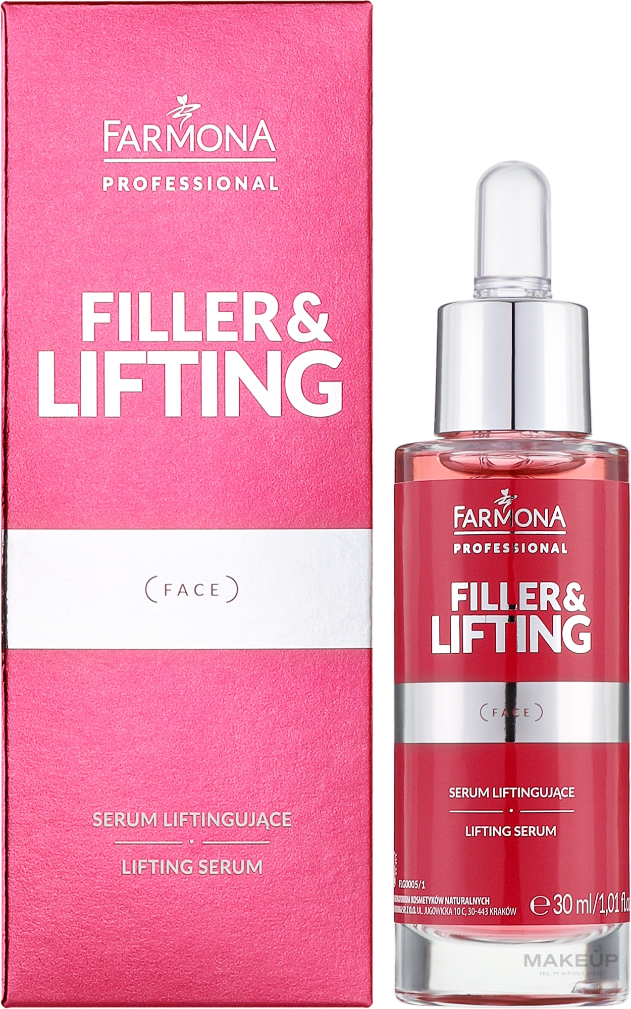 УЦЕНКА Сыворотка-лифтинг для лица - Farmona Professional Filler & Lifting Serum * — фото 30ml