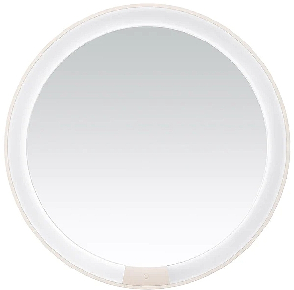 Светодиодное портативное зеркало с косметичкой, белое - Amiro Cube S Magnetic Bag Mirror White — фото N4