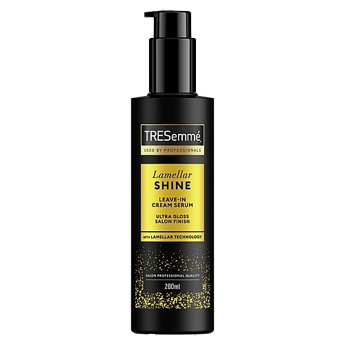 Незмивна крем-сироватка для ультраблиску волосся - Tresemme Lamellar Shine Leave-in Cream Serum — фото N1