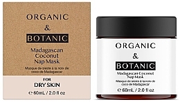 Нічна маска для обличчя - Organic & Botanic Madagascan Coconut Nap Mask — фото N1