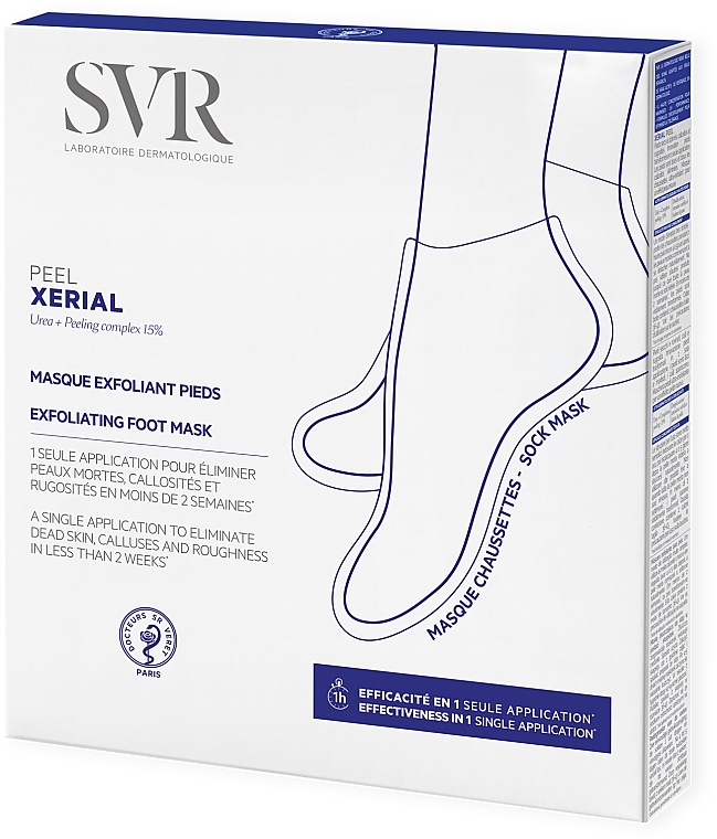 Маска-пилинг для ног - SVR Xerial Peel Exfoliating Foot Mask  — фото N1