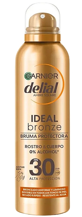 Спрей-бронзатор - Garnier Delial Ideal Bronze SPF30 — фото N1