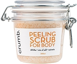 Скраб для тіла з трьома видами солі та AHA-кислотами "Floral Wood" - Crumb. Peeling Body Scrub — фото N1