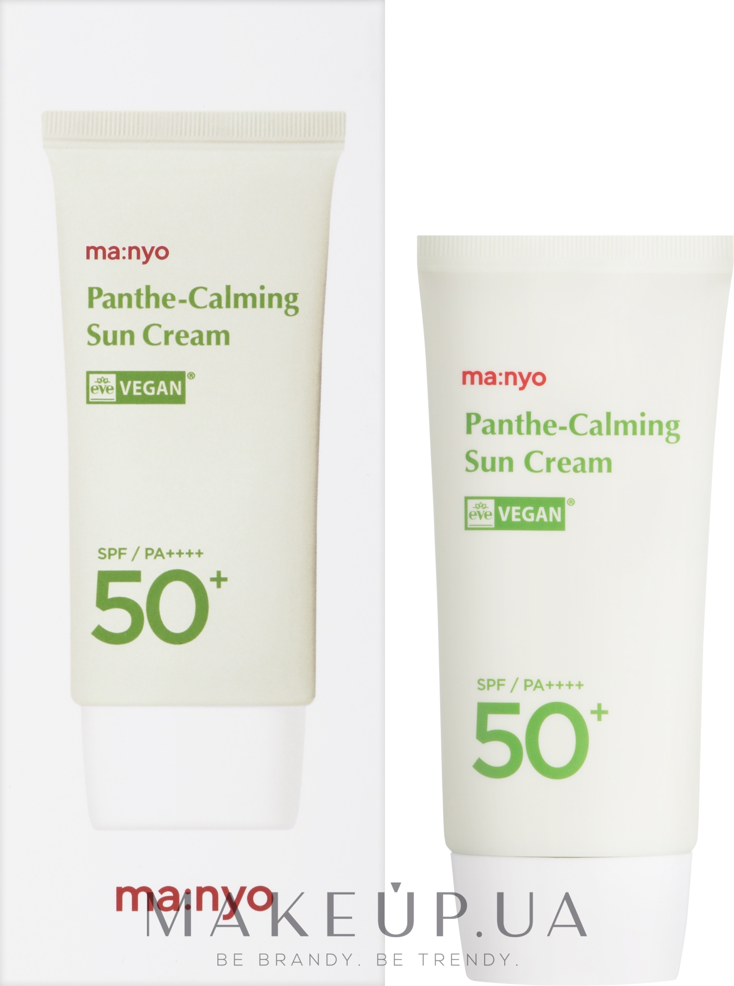 Солнцезащитный крем с пантенолом - Manyo Panthe-Calming Sun Cream SPF 50+ PA++++ — фото 50ml