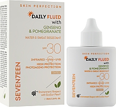 Крем солнцезащитный SPF 30, тонирующий - Seventeen Skin Perfection Daily Fluid SPF 30 Tinted — фото N2