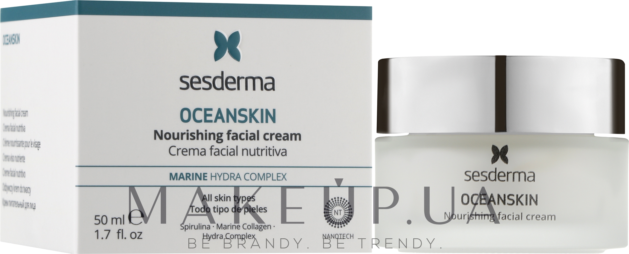 Живильний крем для обличчя - Sesderma Laboratories Oceanskin Nourishing Facial Cream — фото 50ml
