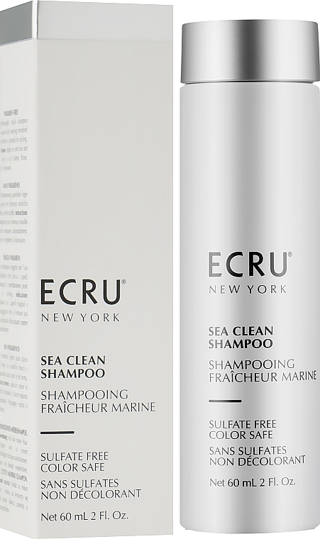 Шампунь для волос "Чистое море" - ECRU New York Sea Clean Shampoo Sulfate Free Color Safe — фото N2