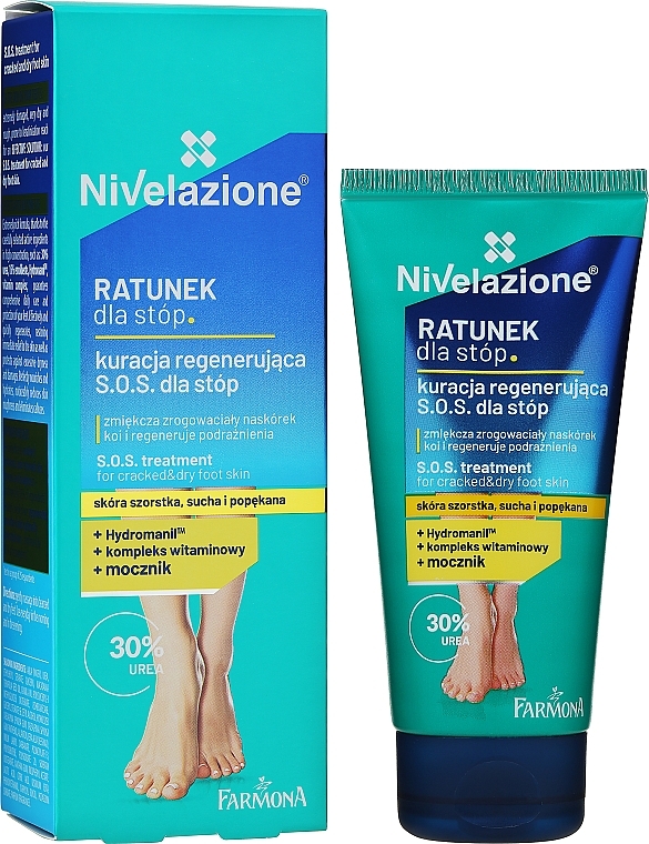 Крем для ног - Farmona Nivelazione S.O.S Treatment For Cracked And Dry Foot Skin — фото N2