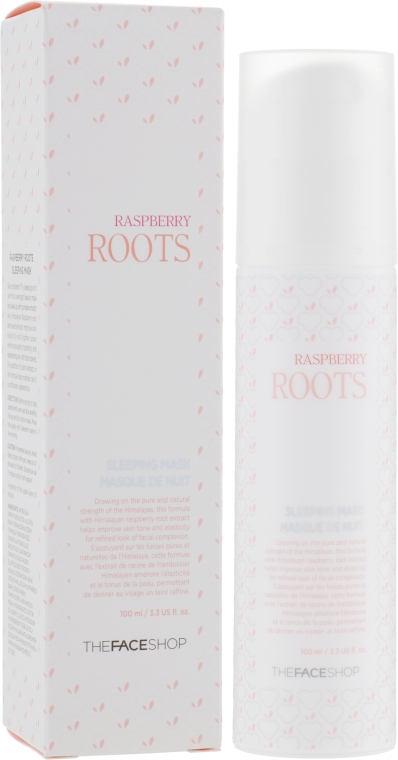 Маска нічна з екстрактом кореня гімалайської малини - The Face Shop Raspberry Roots Sleeping Mask