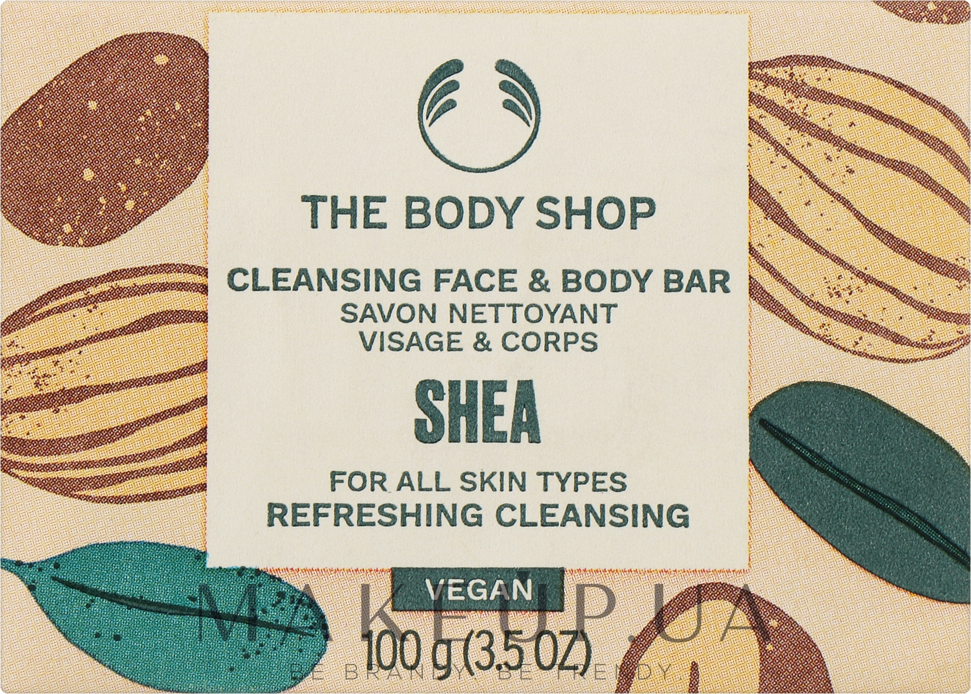 Мыло для лица и тела "Ши" - The Body Shop Face And Body Shea Soap — фото 100g