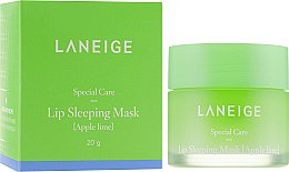 Інтенсивно регенерувальна маска для губ з ароматом яблука і лайма - Laneige Lip Sleeping Mask Apple Lime — фото N3