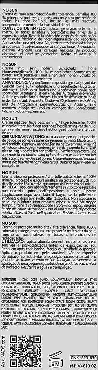 Крем для лица "100% минеральные экраны" - Institut Esthederm No Sun 100% Mineral Screen Protective Care — фото N3