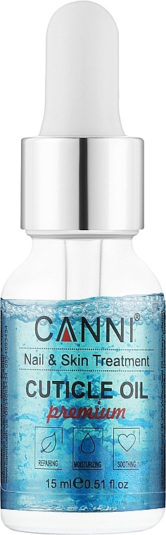 Суха перламутрова олія для кутикули "Папая і лічі" - Canni — фото N1