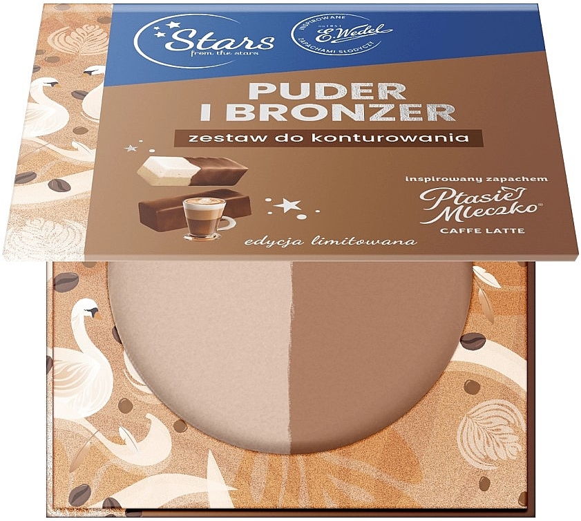 Набор пудры и бронзера для контуринга - Stars from The Stars x Wedel Powder and Bronzer Contouring Set — фото N1