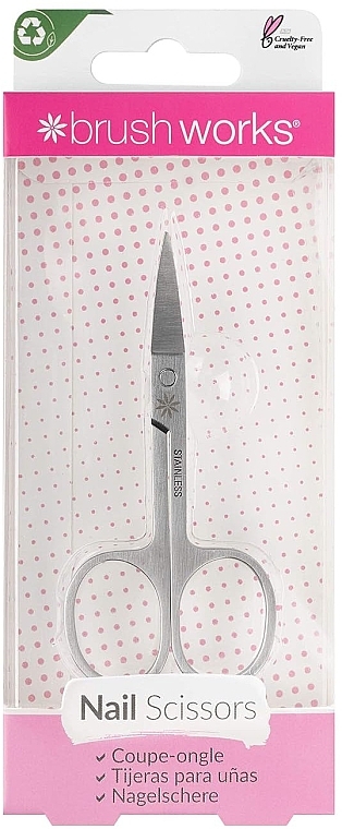 Ножницы для ногтей - Brushworks Nail Scissors — фото N1
