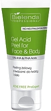 Парфумерія, косметика Гель-пілінг для обличчя й тіла з кислотами - Bielenda Professional Acne Free Pro Expert Gel Acid Peel For Face And Body