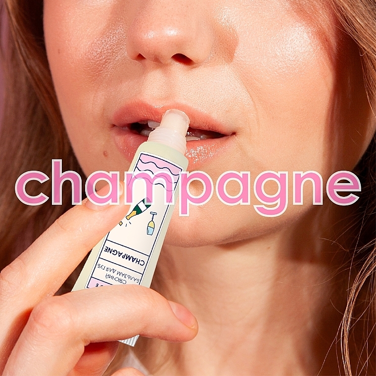 Сияющий бальзам для губ - Mermade Champagne — фото N3