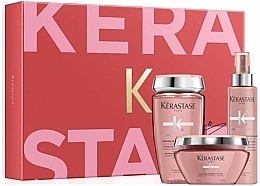 Духи, Парфюмерия, косметика Набор - Kerastase Chroma Absolu Intense Gift Set (shm/250ml + fondant/200ml + fluid/150ml)