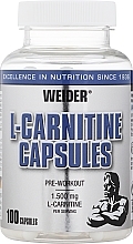 Парфумерія, косметика Жироспалювач "L-карнітин" - Weider L-Carnitine Capsules