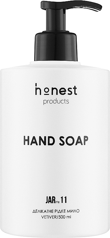 Деликатное жидкое мыло - Honest Products Hand Soap JAR №11 — фото N1